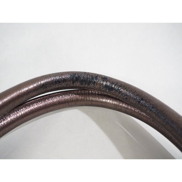 Kate Spade New York Pebbled Shimmering Silver Leather Buckle Closure Hobo Bag - Picture 6 of 9